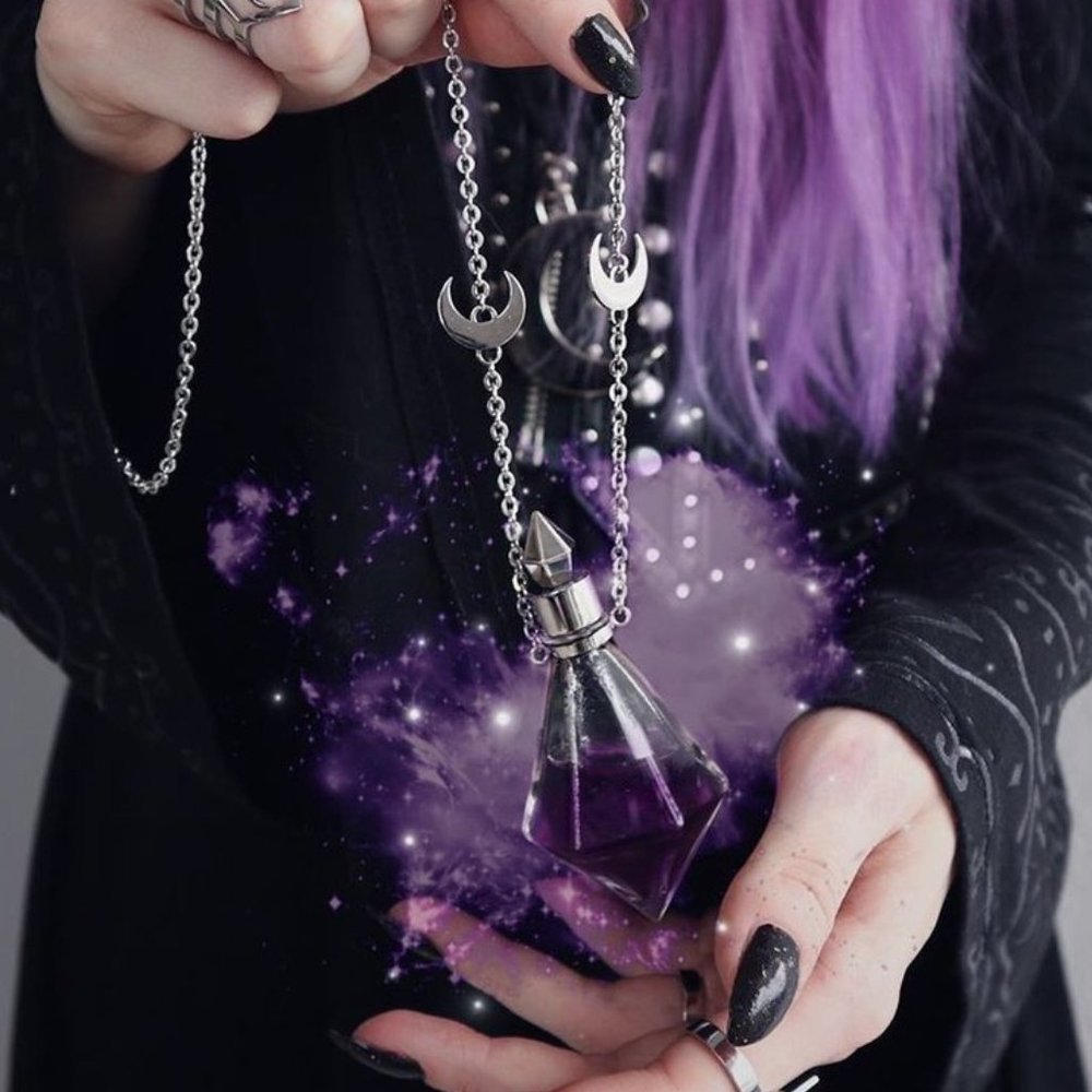 Killstar Potion Vial Spell Necklace